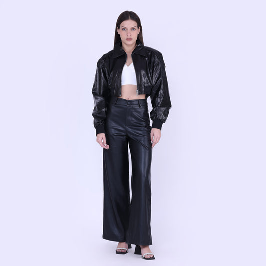 Faux Leather Pants