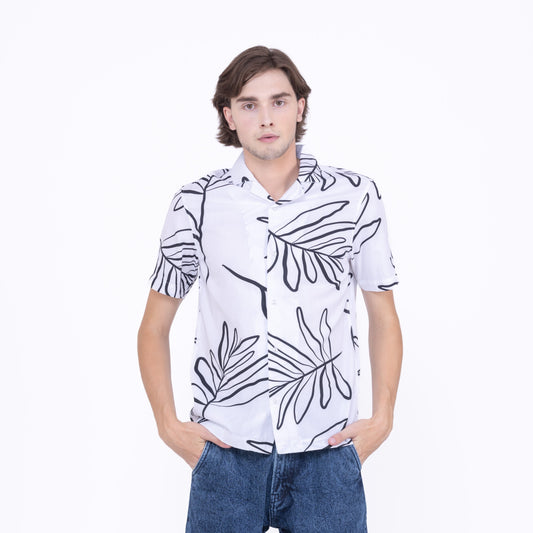 LEAF PRINT SHIRT